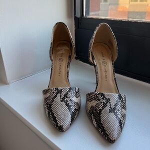Chinese Laundry Snakeskin Pumps - Size 8.5M